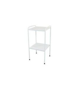Mesa Auxiliar 40x40x80cm Pintura Epóxi com Ponteira S-0840-A - Salutem Móveis Hospitalares